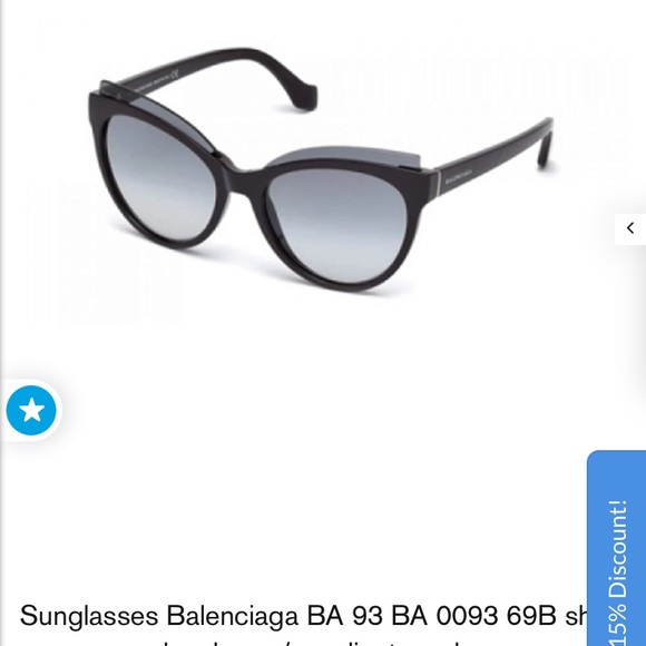 Balenciaga shiny Bordeaux sunglasses - Picture 6 of 6